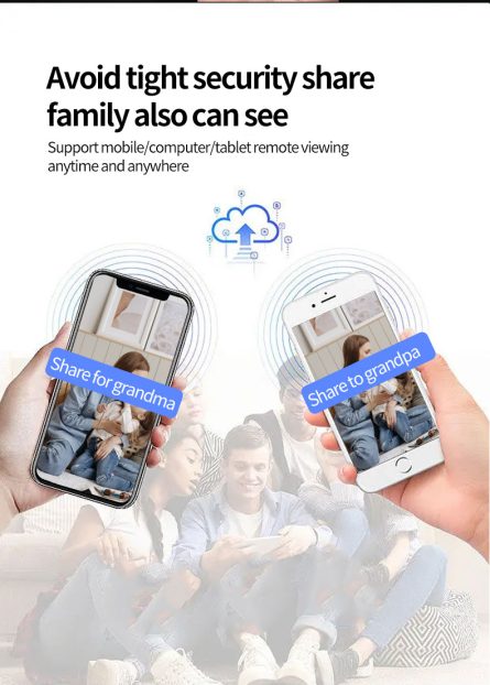 tuya  HD Wireless WIFI  Dual-Lens AI Alarm and Human Tracking Indoor Security Camera - Image 11